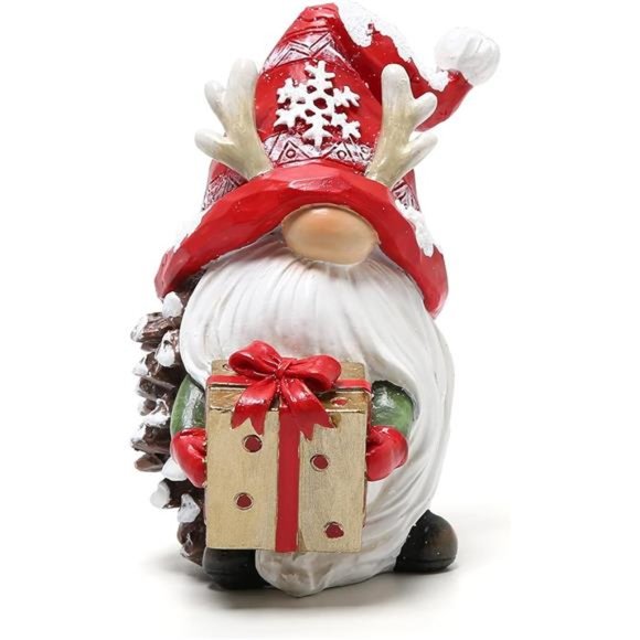 2 Pack Gnomes Handmade Christmas Resin Christmas Decoration - Picture 3 of 6